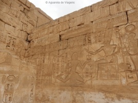 Templo Ramses III, decoração parede